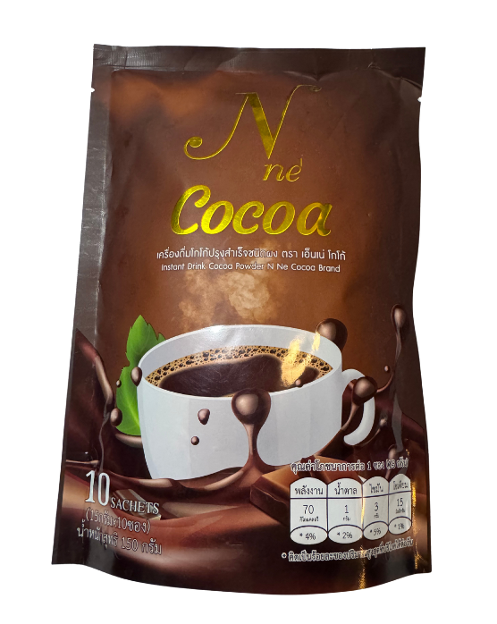 N Ne Cocoa / เครื่องดื่มโกโก้ปรุงสำเร็จชนิดผง ตรา เอ็นเน่ โกโก้