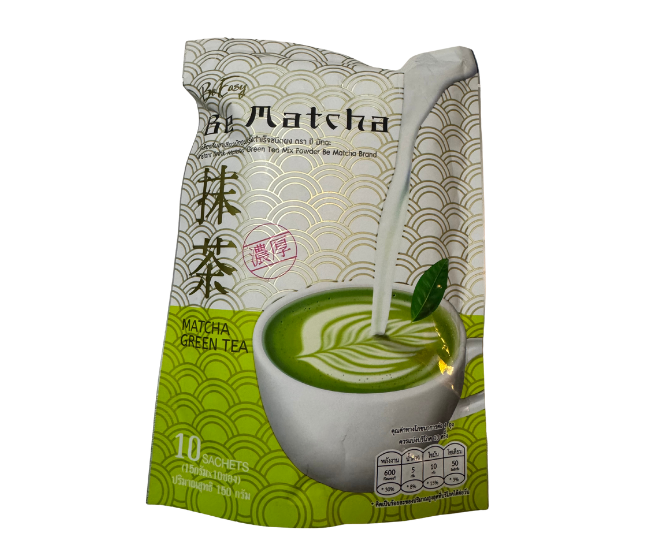 Be Matcha / เครี่องดื่มชาเขียวมัจฉะ ปรุงสำเร็จชนิดผง ตรา บี ไทยที
